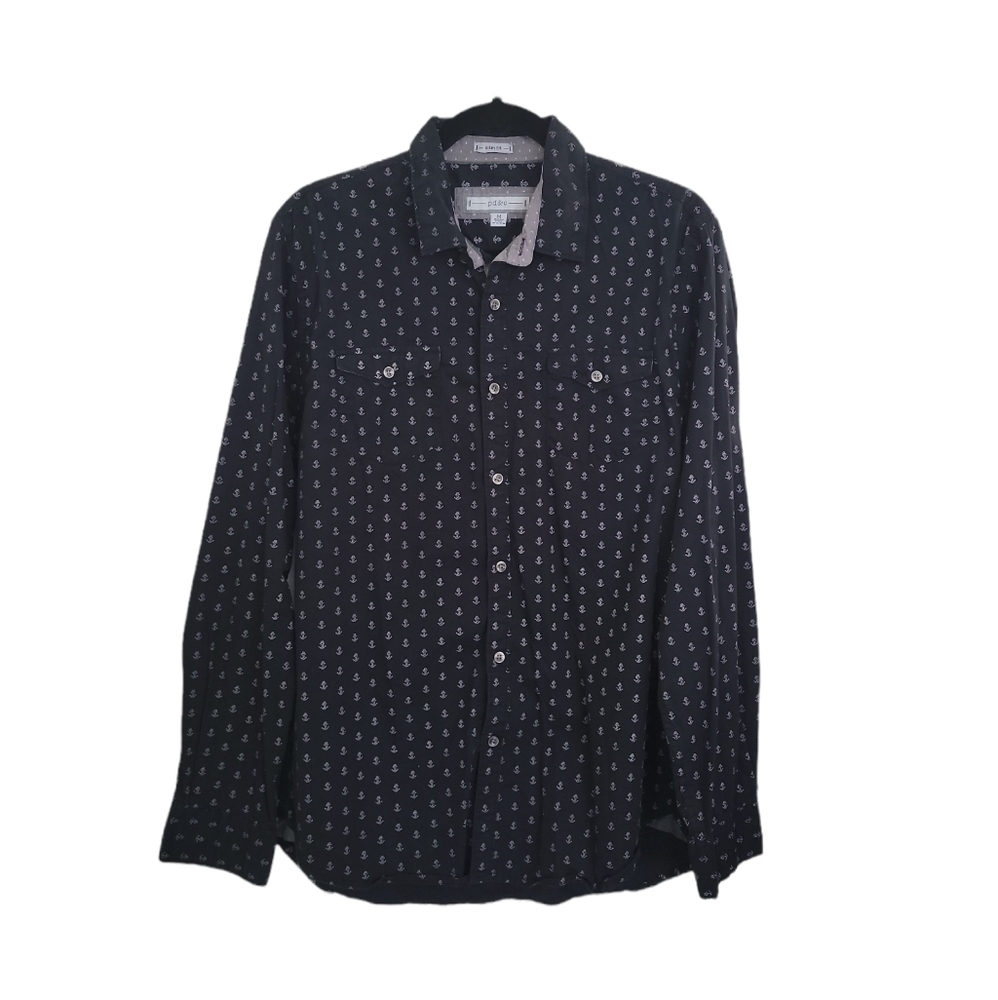 Long sleeve pd&c men's button up